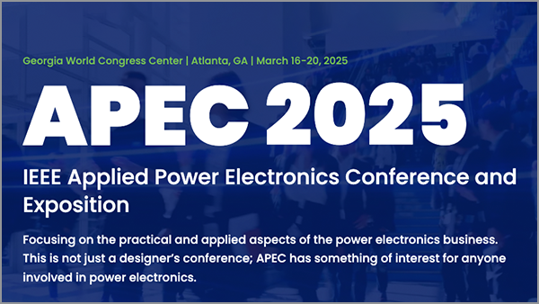 2025 IEEE Applied Power Electronics Conference and Exposition (APEC) logo