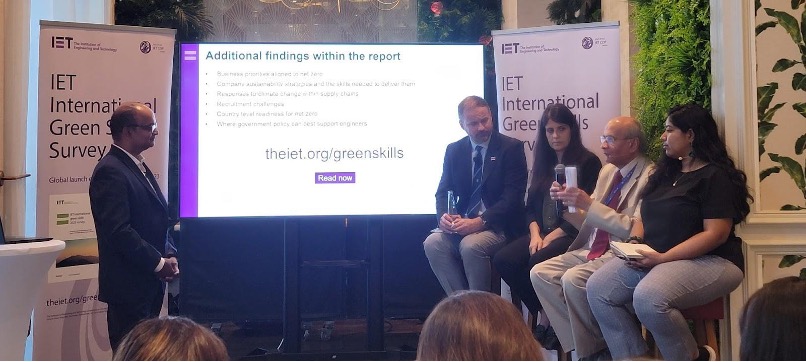 Dr. Sajith Wijesuriya of IEEE YP CSTF was present at the launch of IET International Green Skills Survey with Karen McCabe and Prof. Tariq Durrani of IEEE at the Ritz-Carlton Dubai Financial Center.